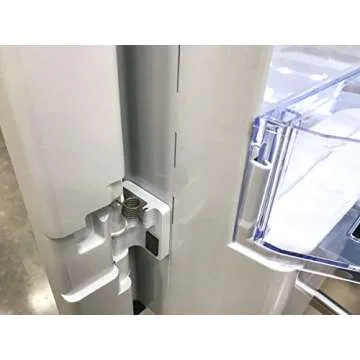 Direct replacement for Compatible with LG Kenmore MHY62044103 Refrigerator Spring Counter Clockwise Wound Door Repair Freezer French Heavy Duty Steel for LFX25973ST LFX25973SB LFX25973SW and More