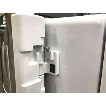 Direct replacement for Compatible with LG Kenmore MHY62044103 Refrigerator Spring Counter Clockwise Wound Door Repair Freezer French Heavy Duty Steel for LFX25973ST LFX25973SB LFX25973SW and More