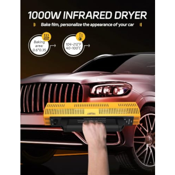 Solary Handheld IR Paint Curing Lamp for Efficiency