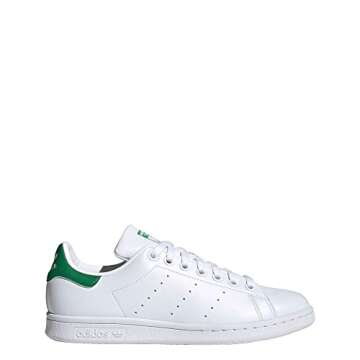 adidas Originals Women's Stan Smith (End Plastic Waste) Sneaker, White/Green/White, 7