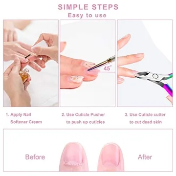 3-in-1 Cuticle Care Set for Stylish Nail Grooming