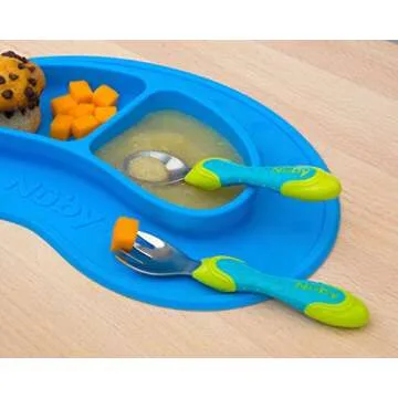 Nuby Stainless Steel Utensil Set for Toddlers