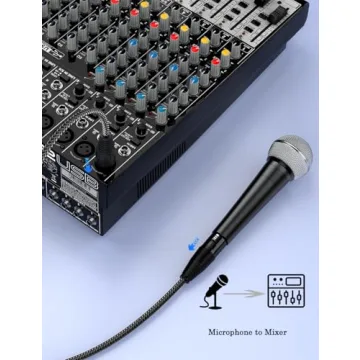 DUKABEL XLR Microphone Cable - 8FT Balanced Patch Cord