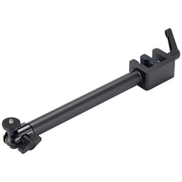 Elgato Solid Arm, Holding Arm with Padded Clamp for easy Mounting and Adjusting of Lights, Cameras, and Microphones, for Streaming, Videoconferencing, and Studios