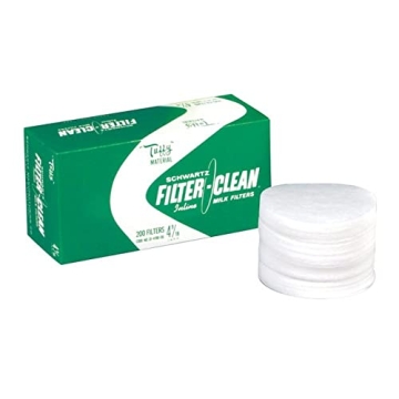 Small Milk Strainer Filter Disks Pack of 200 USA Made