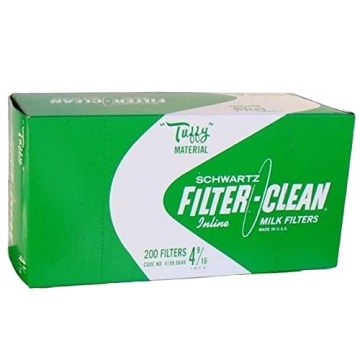 Small Milk Strainer Filter Disks Pack of 200 USA Made