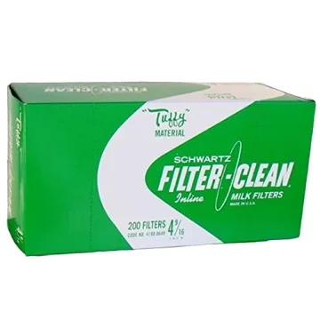 Small Milk Strainer Filter Disks Pack of 200 USA Made