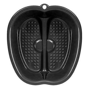 Foot Soaking Bath Basin - Large Size for Soaking Feet, Best Pedicure at Home Spa Treatment - Callus,...
