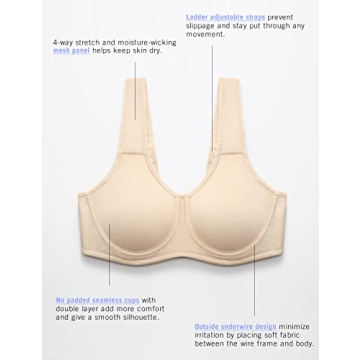 Max Control Sports Bra for High Impact Activities