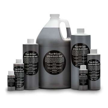 African Black Soap Liquid 4 oz. 100% Raw Pure Natural From Ghana. Acne Treatment, Aids Against Eczem...