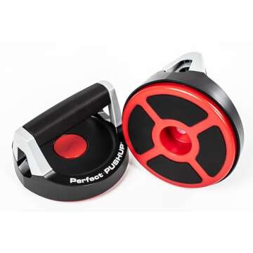 Perfect Fitness Perfect Pushup Rotating Push Up Handles – Enhance Your Workout And Engage More Muscles With Ergonomic Design