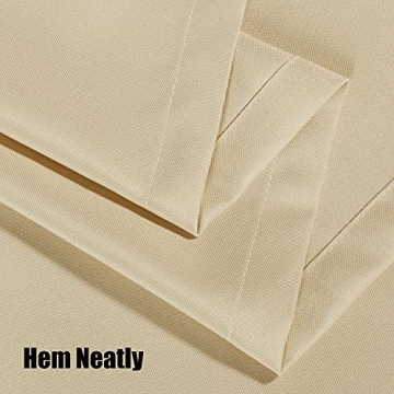 BONZER Outdoor Curtains for Patio Heavy Sunlight Block