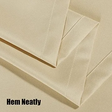 BONZER Outdoor Curtains for Patio Heavy Sunlight Block