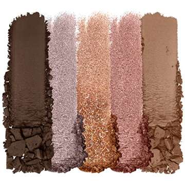 wet n wild Color Icon Eyeshadow Makeup 5 Pan Palette, Matte, Shimmer, Metallic, Long Wearing, Rich B...