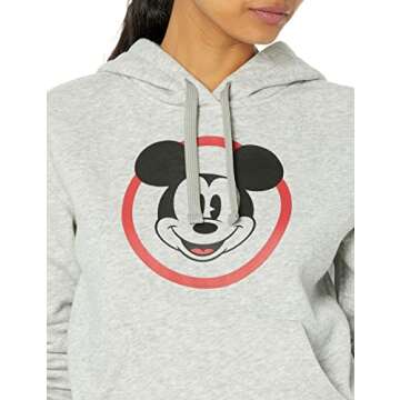 Amazon Essentials Disney | Marvel | Star Wars | Princess Women's Fleece Pullover Hoodie Sweatshirts (Available in Plus Size), Mickey Classic, X-Large