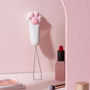 ZMX ZOMOPLUS Keycap Puller,Cute Keycaps Removal Tool for Mechanical Gaming Keyboard Changing/Cleaning Keys Custom Kawaii Stainless Steel Key Cap Puller DIY Keyboard Accessory (Cat Paw)