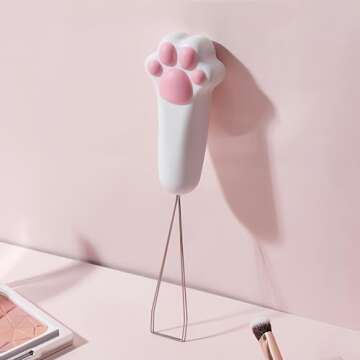 ZMX ZOMOPLUS Keycap Puller,Cute Keycaps Removal Tool for Mechanical Gaming Keyboard Changing/Cleaning Keys Custom Kawaii Stainless Steel Key Cap Puller DIY Keyboard Accessory (Cat Paw)