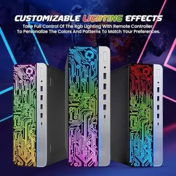 HP RGB Gaming PC Desktop – Intel Core i7 6th Gen | 16GB DDR4 Ram | 1TB SSD | AMD Radeon RX 550 4GB DDR5 | Dual New 24 Inch Monitors | Windows 10 Pro – Computer Tower for PC Gamers (Renewed)