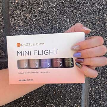 Dazzle Dry Mini Flight - Hamptons - 5 Mini Lacquers