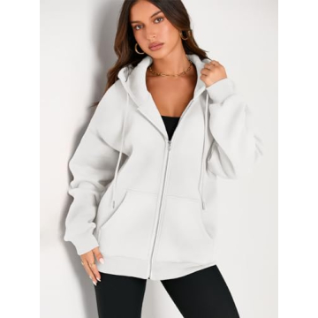 EFAN Women Zip Up Oversized Hoodie for Fall Fashion