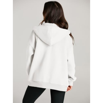 EFAN Women Zip Up Oversized Hoodie for Fall Fashion