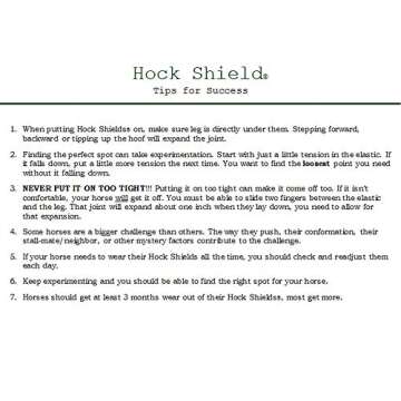 Click Horse Hock Shield, Horse Care Boots, Hock Shield for Horses, Fleece Lining, Prevents Hock Sores & Bed Sores, Tear Resistant Hock Protectors for Horses, Black w/Green Trim XL Horse Size 16"-20"