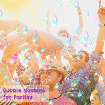 Fansteck Bubble Machine for Parties - 10000+ Bubbles Per Minute