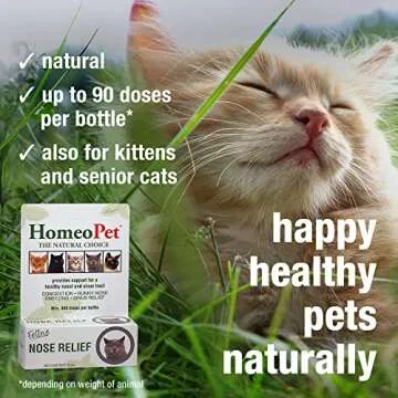HomeoPet Feline Nose Relief, Natural Cat Nasal Medicine