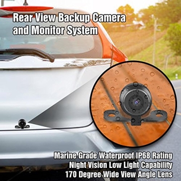 Pyle Backup Car Camera System with Night Vision & 7" Monitor