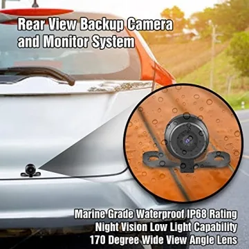 Pyle Backup Car Camera System with Night Vision & 7" Monitor