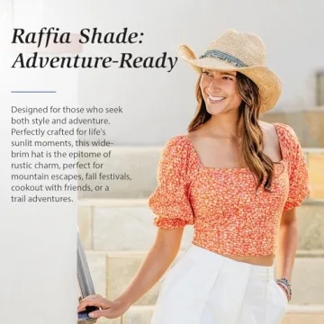 Wallaroo Women’s Adjustable Tahiti Cowboy Hat - Turquoise