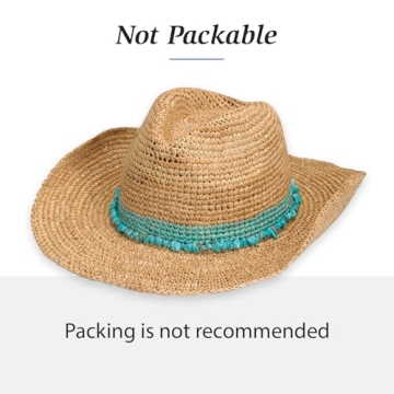 Wallaroo Women’s Adjustable Tahiti Cowboy Hat - Turquoise