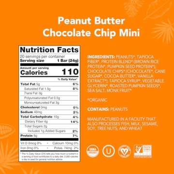 ALOHA Peanut Butter Chocolate Chip Protein Bar Minis