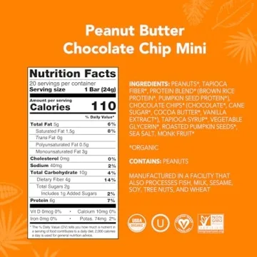 ALOHA Peanut Butter Chocolate Chip Protein Bar Minis