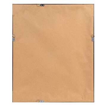 Kate and Laurel Calter Framed Decorative Magnetic Bulletin Board with Classic Glam Cararra Marble Design, 21.5x27.5, Rose Gold