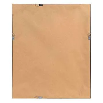 Kate and Laurel Calter Framed Decorative Magnetic Bulletin Board with Classic Glam Cararra Marble Design, 21.5x27.5, Rose Gold