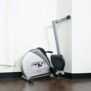 Sunny Health & Fitness Rower with Digital Monitor & App