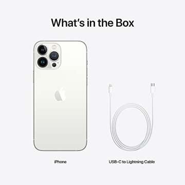 Apple iPhone 13 Pro Max, 1TB, Silver - Unlocked (Renewed Premium)