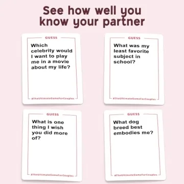 The Ultimate Game for Couples, Great Conversations and Fun Challenges for Date Night - Perfect Romantic Gift for Couples