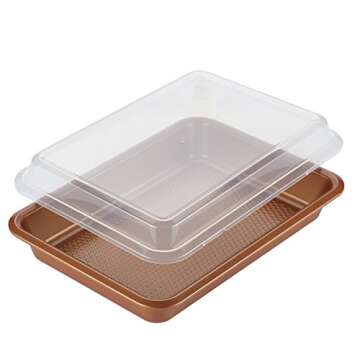Ayesha Curry Nonstick Baking Pan with Lid - 9x13 Inch