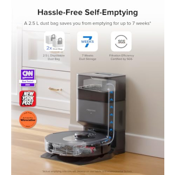 Roborock Q5 Max+ Robot Vacuum with Self-Empty Dock 5500 Pa