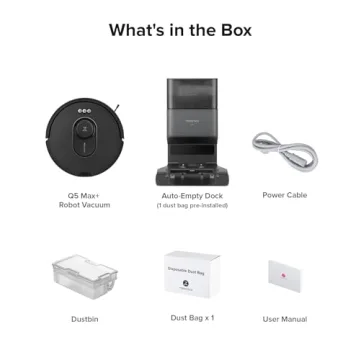 Roborock Q5 Max+ Robot Vacuum with Self-Empty Dock 5500 Pa