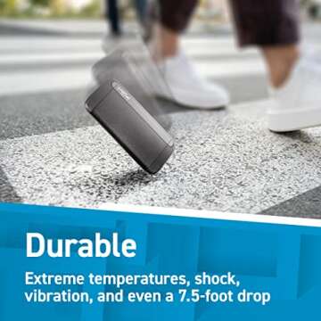 Crucial X8 4TB Portable SSD - Up to 1050MB/s - PC and Mac - USB 3.2 External Solid State Drive - CT4000X8SSD9, Black