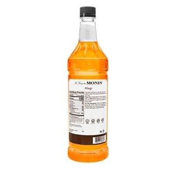 Monin Mango Syrup for Cocktails, Sodas & Lemonades - 1L