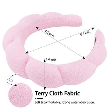 Stylish WHAVEL Spa Headbands for Face Washing