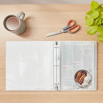 Amazon Basics 500-Pack Clear Sheet Protectors for Binders