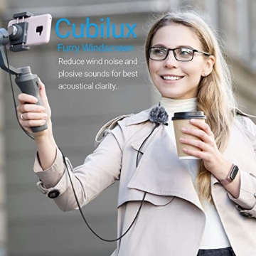 Cubilux Wind Muff for Lavalier Mic Outdoors 6-Pack