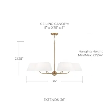 Welsley Mid-Century Chandelier Stylish Lighting Fixture