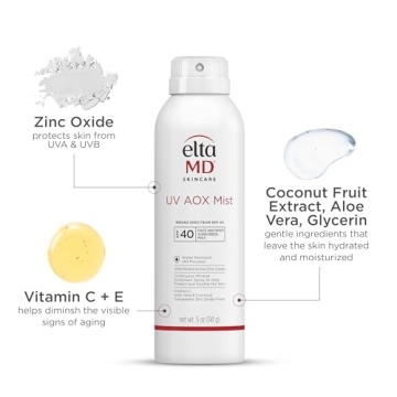 EltaMD UV AOX Mist Mineral Sunscreen Spray SPF 40