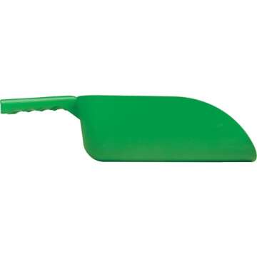 Remco 6500X Color-Coded Plastic Hand Scoop - BPA-Free, Food-Safe Scooper, Commercial Grade Utensils, Restaurant, and Food Service Supplies, Extra Large 82 Ounce Size, Green